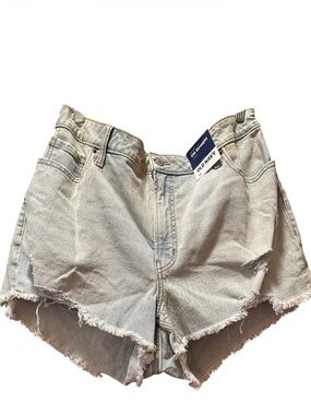 Old Navy Faded Light Blue Cutoff Denim Shorts